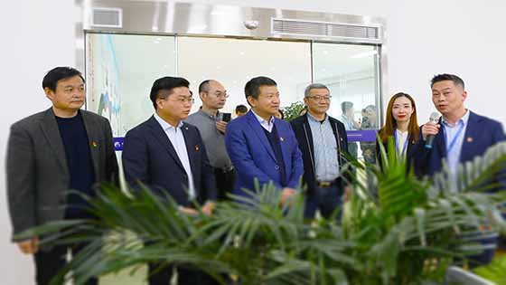 菠菜担保网 - 最权威的全网担保平台信息董事长徐宏灿带队到红岭云科技公司调研